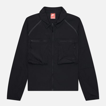Мужская рубашка Nike Tech Utility Overshirt, цвет чёрный