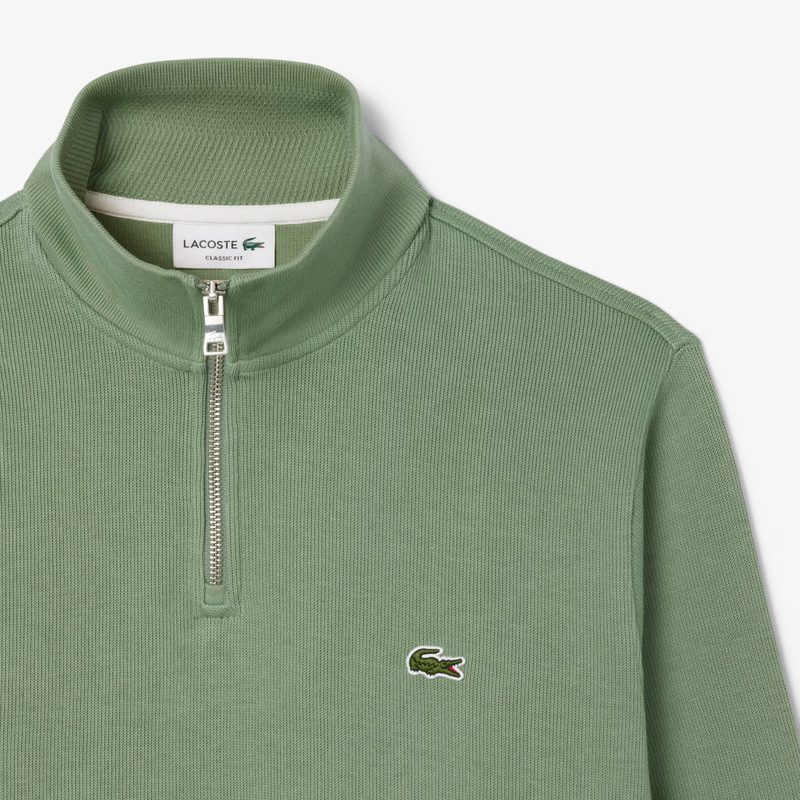 Мужская толстовка Lacoste на молнии с высоким воротом 5