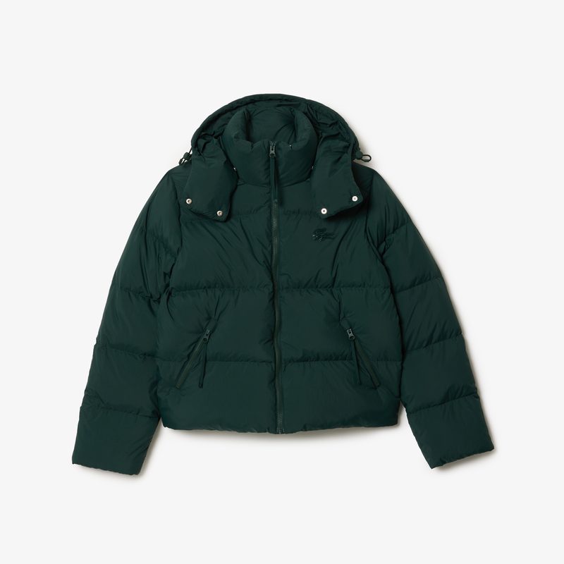 Женская короткая куртка Lacoste с капюшоном 5