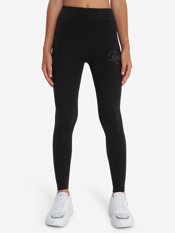 Легинсы для девочек PUMA Ess Script, Черный 2