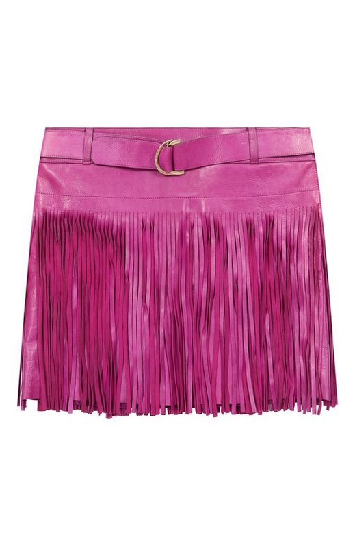 Кожаная юбка Roberto Cavalli