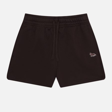 Женские шорты Maison Kitsune Baby Fox Regular Jog, цвет коричневый