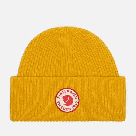 Шапка Fjallraven 1960 Logo, цвет жёлтый