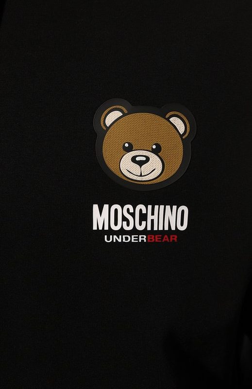 Хлопковое худи Moschino 5