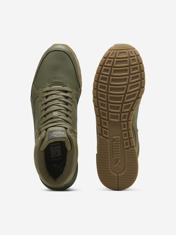 Кроссовки утепленные мужские PUMA St Runner V4, Зеленый 4