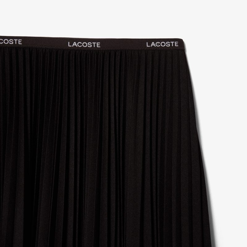 Длинная плиссированная юбка Lacoste с эластичной талией 5