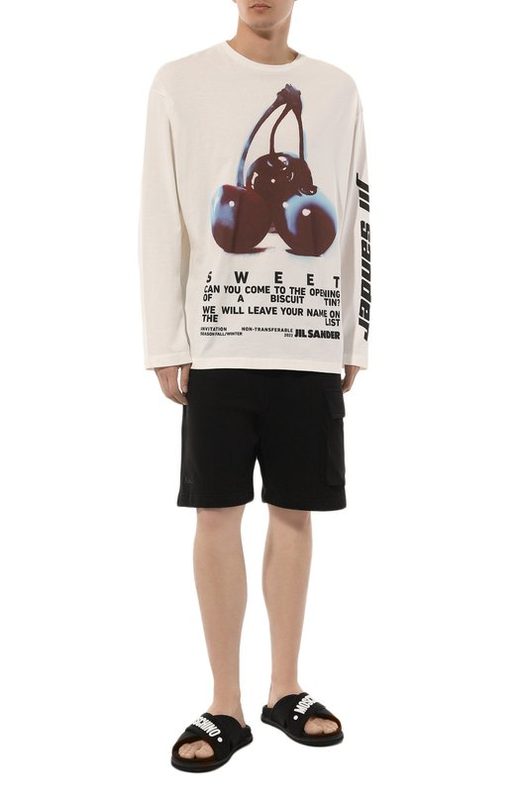 Текстильные шлепанцы Moschino 2