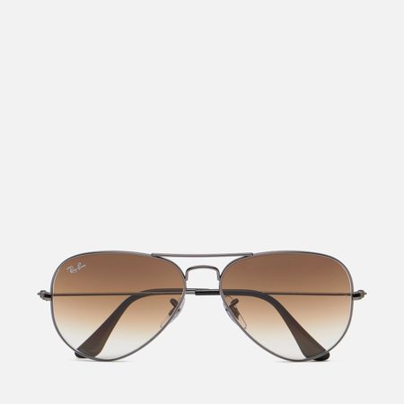 Солнцезащитные очки Ray-Ban Aviator Gradient, цвет коричневый