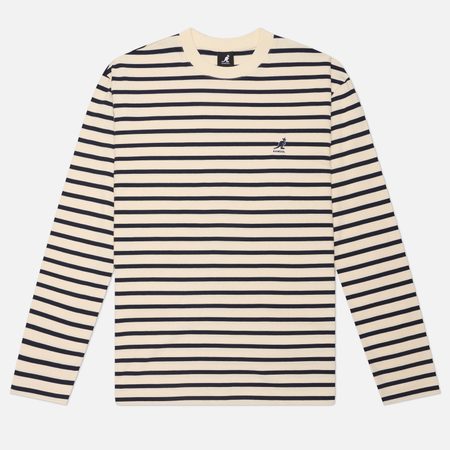 Мужской лонгслив Kangol Stripe, цвет бежевый