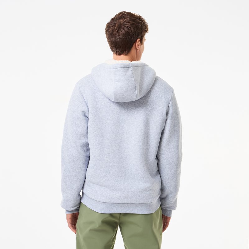 Мужская утеплённая толстовка Lacoste на молнии 2