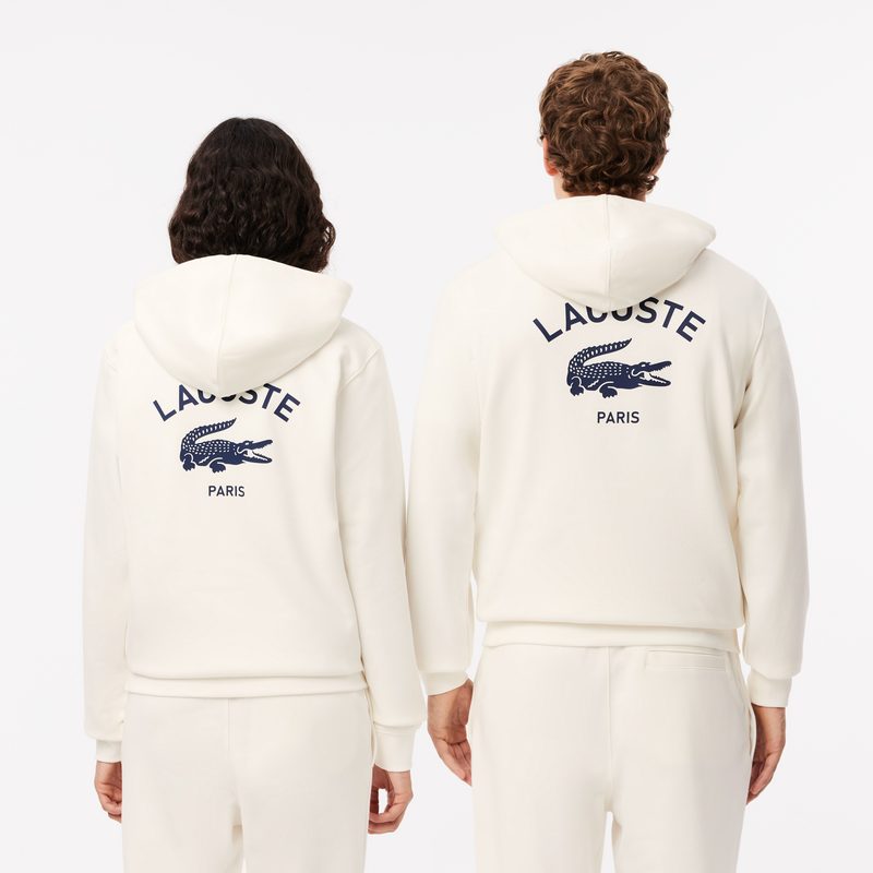Хлопковая толстовка Lacoste унисекс с капюшоном 2