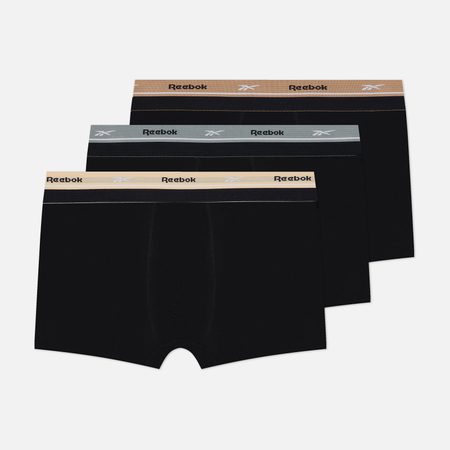 Комплект мужских трусов Reebok Trunks Farr 3-Pack, цвет чёрный