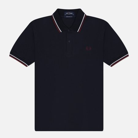 Мужское поло Fred Perry M12, цвет синий