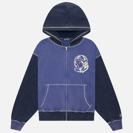 Мужская толстовка Billionaire Boys Club Oversized College Zip Through Hoodie, цвет синий
