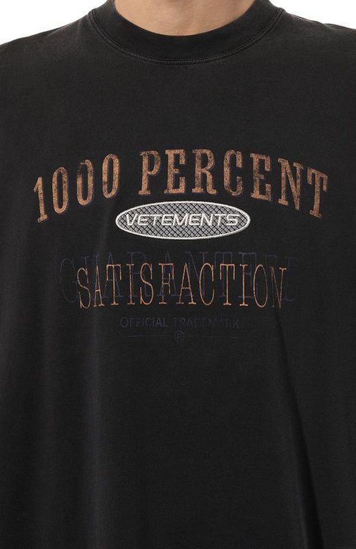 Хлопковая футболка VETEMENTS 5