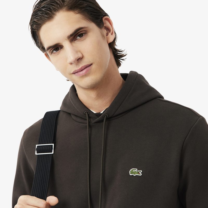 Мужское худи Lacoste классического кроя с флисом 3