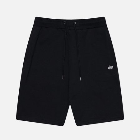 Мужские шорты Alpha Industries Essential French Terry, цвет чёрный