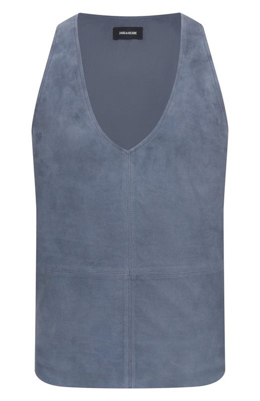 Замшевый топ Zadig and Voltaire