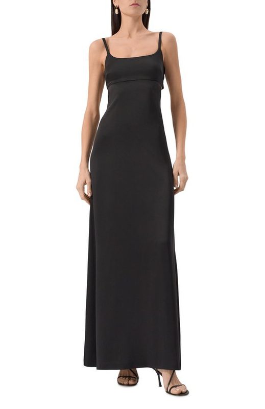 Атласное платье Max Mara Studio 3