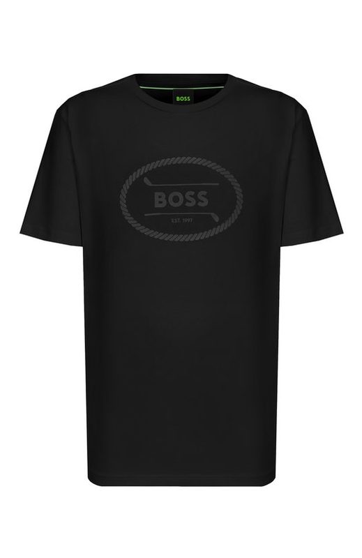 Хлопковая футболка BOSS Green