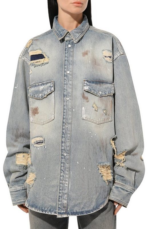 Джинсовая рубашка VETEMENTS 3