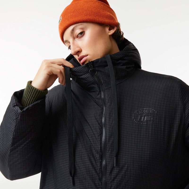 Женская длинная стеганая куртка Lacoste 3