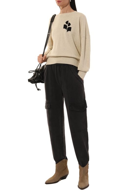 Хлопковые брюки-карго Isabel Marant Etoile 2