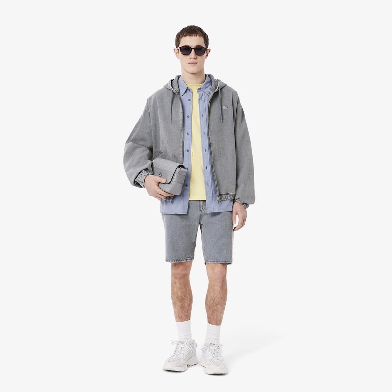 Мужская джинсовая куртка Lacoste из органического хлопка 4
