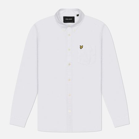 Мужская рубашка Lyle & Scott Plain Oxford, цвет белый