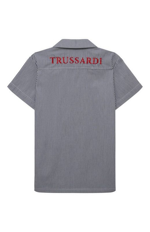 Хлопковая рубашка Trussardi junior 2
