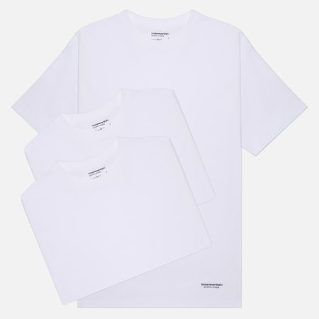 Комплект мужских футболок thisisneverthat 3-Pack Tagless, цвет белый