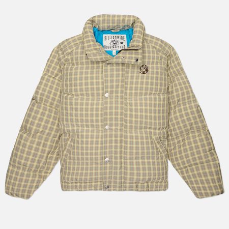 Мужской пуховик Billionaire Boys Club Script Nylon Check, цвет коричневый