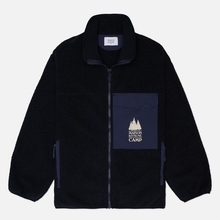 Мужская толстовка Maison Kitsune Casual Fleece, цвет чёрный
