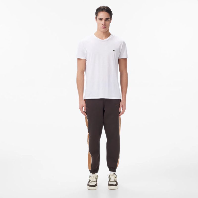 Мужские хлопковые спортивные брюки Lacoste свободного кроя