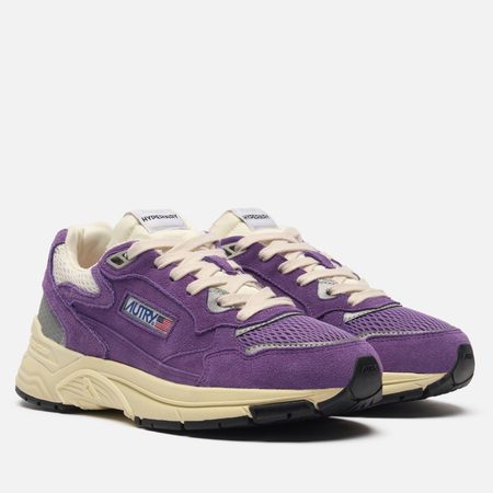 Женские кроссовки Autry Hyperway Low Suede/Mesh, цвет фиолетовый