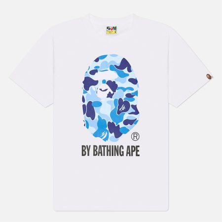 Мужская футболка A Bathing Ape ABC Camo By Bathing Ape, цвет белый