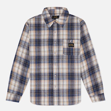 Мужская рубашка Stan Ray Flannel AW25, цвет синий