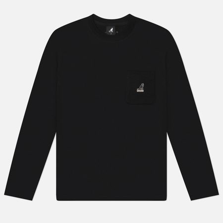 Мужской лонгслив Kangol Essential, цвет чёрный