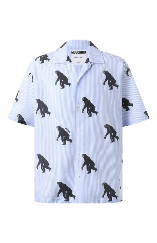 Хлопковая рубашка Moschino