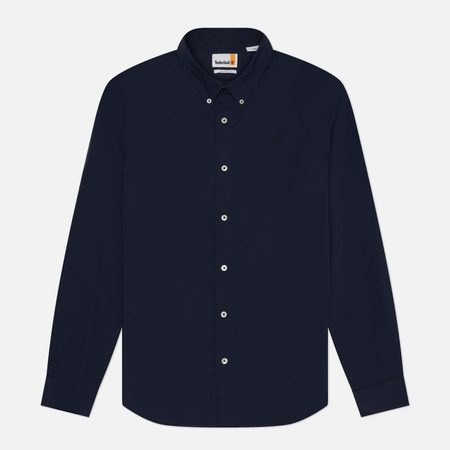 Мужская рубашка Timberland Stretch Poplin, цвет синий