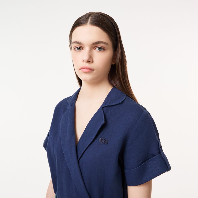 Лёгкое платье Lacoste с поясом 3
