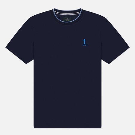 Мужская футболка Hackett Heritage Number, цвет синий