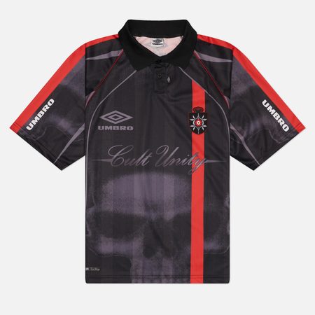Мужское поло Umbro 01 03, цвет чёрный