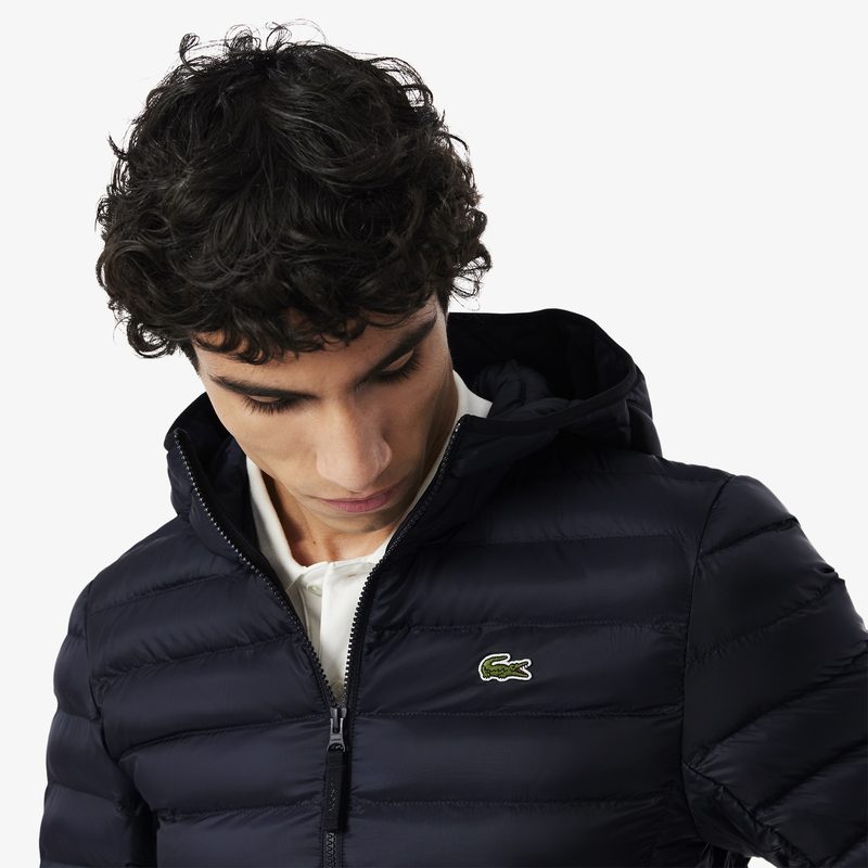 Мужская стёганная куртка Lacoste с капюшоном 3