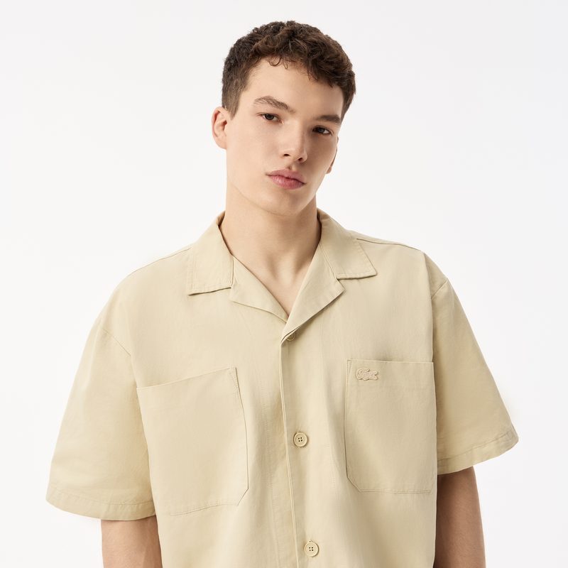 Мужская рубашка Lacoste из смеси хлопка и льна 3