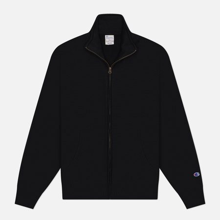 Мужская толстовка Champion Reverse Weave Pinnacle Full Zip Relax Fit, цвет чёрный