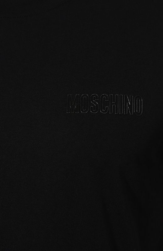 Хлопковая футболка Moschino 5