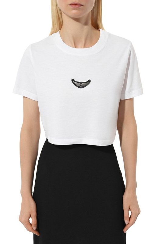Хлопковая футболка Zadig and Voltaire 3