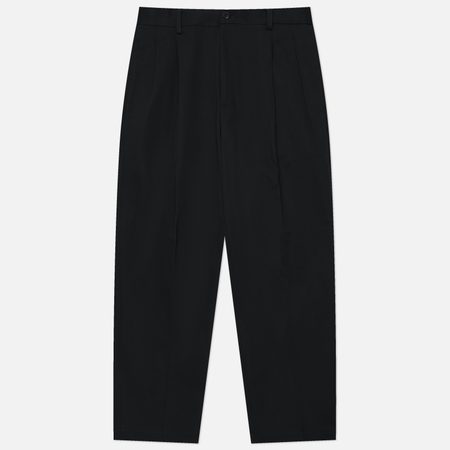 Мужские брюки WACKO MARIA Double Pleated Chino Type 2, цвет чёрный