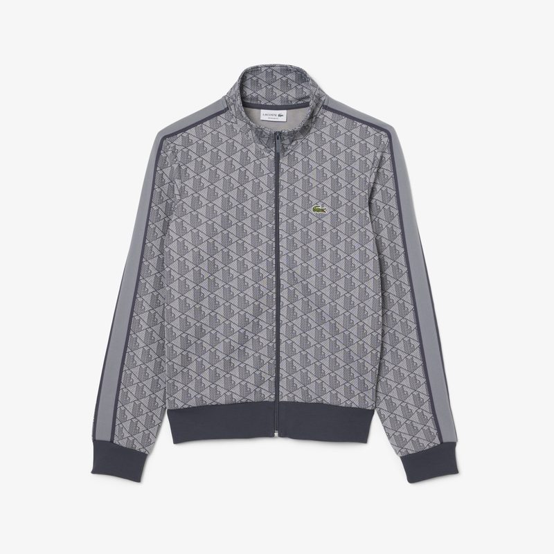 Мужская жаккардовая толстовка Lacoste PARIS с монограммой 4